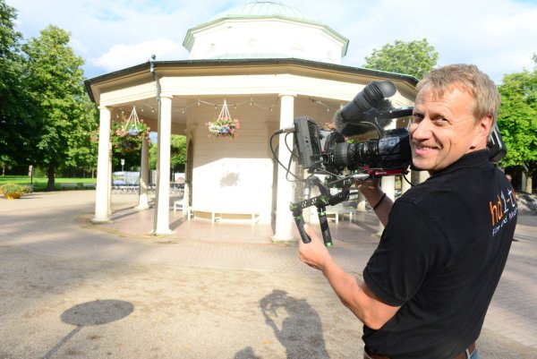 Was charakterisiert Bad Meinberg?: Auf seiner Motivsuche für den Imagefilm hat Claus-Dieter Hoff auch den Brunnentempel mit der Kamera ins Visier genommen. - © Gallisch