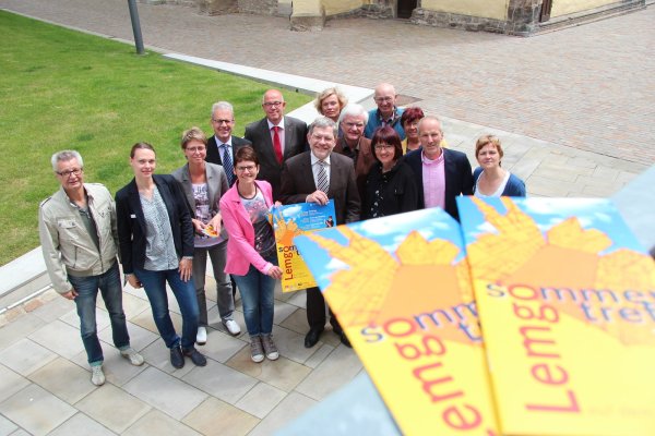 Hoffen auf gutes Wetter: Für ein tolles Programm ist beim Lemgoer Sommertreff bereits gesorgt, wie sich die Organisatoren und Sponsoren überzeugt haben. - © Brand