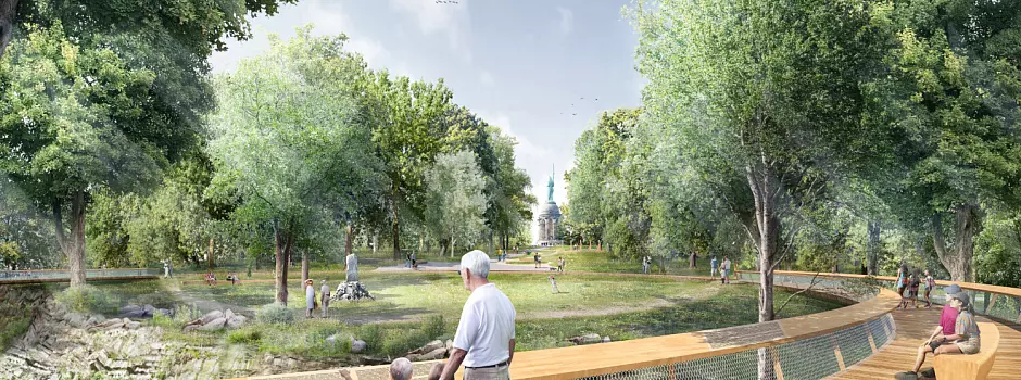 Bild zu Mit &bdquo;Lipperlandring&ldquo; & mehr: So k&ouml;nnte das Hermannsdenkmal-Areal in Zukunft aussehen