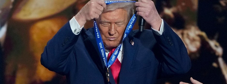 Bild zu Friedenspreis für Trump spaltet: «Seine Weltmeisterschaft»
