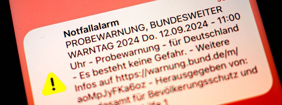 Bild zu Warntag: Warnt Sie Ihr Smartphone per Cell Broadcast?