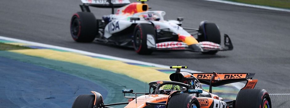 Bild zu Norris startet von vorn – Verstappen nur auf Platz 16