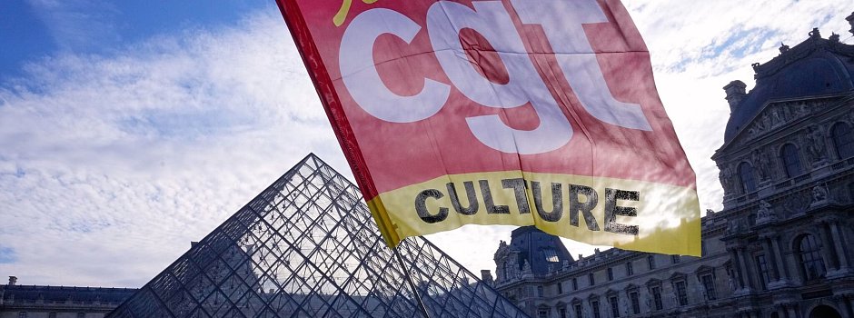 Mitarbeiter des Louvre streiken - Michel Euler/AP/dpa