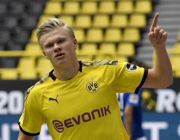 Erling Haaland - © Foto: Martin Meissner/AP-Pool/dpa
