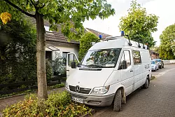 Das Wohnhaus, in dem der Tatverdächtigte lebt, wurde durchsucht. - © Christian Mathiesen