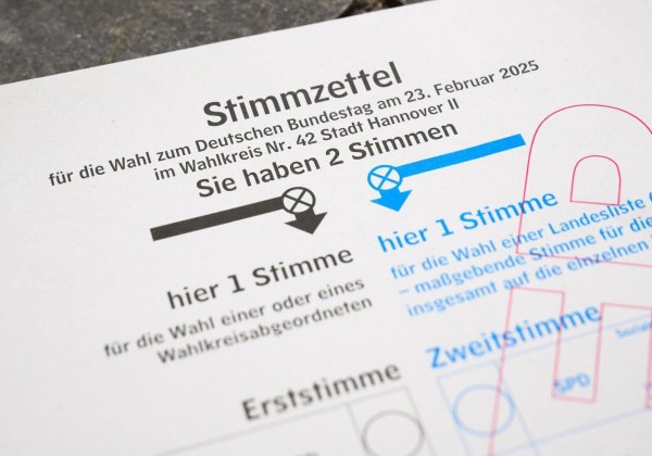 Verwechslungsgefahr? In einzelnen Wahllokalen wurden Unregelmäßigkeiten bei der Stimmenverteilung des BSW festgestellt - die Kreiswahlleiter sollen nun noch einmal genau hinsehen. - © Julian Stratenschulte/dpa