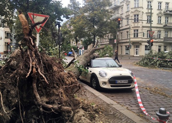 Sturmtief Xavier - © Foto: Christina Peters/dpa-Zentralbild/dpa