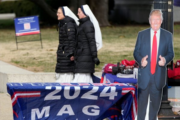 Beim «March for Life» hat Trump viele Fans. - © Ben Curtis/AP/dpa