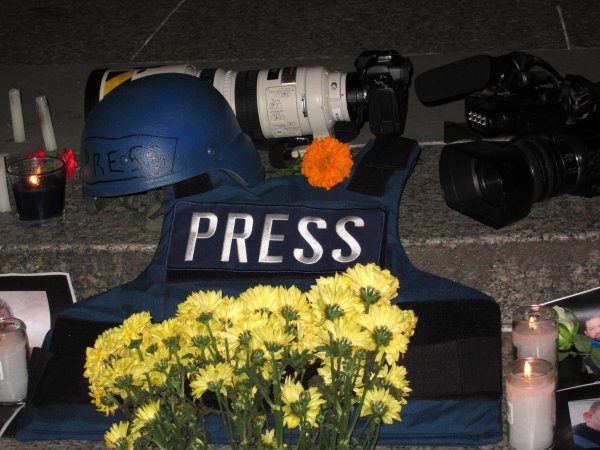 Insgesamt verzeichnet die Unesco für die Jahre 2022 und 2023 162 getötete Journalisten, Medienschaffende und Gestalter von Online-Inhalten - und damit deutlich mehr als die 117 Tötungen in den Jahren 2020 und 2021. (Archivfoto) - © Bruce Cotler/ZUMA Press Wire/dpa