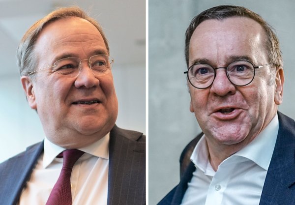 Der CDU-Politiker Armin Laschet wird nach eigenen Angaben immer wieder mal mit dem gleichaltrigen Verteidigungsminister Boris Pistorius (SPD) verwechselt. (Fotos Archiv) - © Michael Kappeler, Kay Nietfeld/dpa