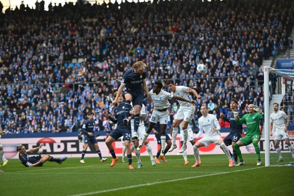 Bochum hatte Pech mit zwei Aluminium-Treffern. - © Fabian Strauch/dpa