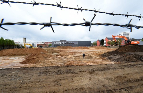 Bombenblindgänger auf Baugelände in Hannover. - © Holger Hollemann/dpa
