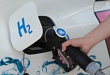 Wasserstofftankstelle Sachsen - picture alliance/dpa