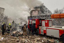 Ukrainekrieg - Poltawa - Uncredited/Ukrainian Emergency Service/AP/dpa