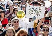 Aktionstag «Keine Ausreden mehr - AfD-Verbot jetzt!» - Berlin - Fabian Sommer/dpa