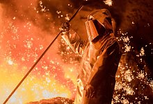 Hochofen - Foto: Rolf Vennenbernd/dpa