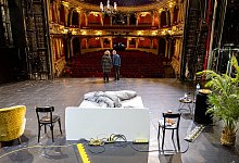 Paar übernachtet auf Theaterbühne im Berliner Ensemble - Hannes P. Albert/dpa