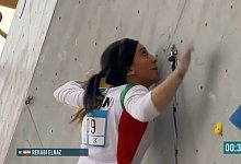 Iranische Klettersportlerin Rekabi - -/iwsports.ir/dpa