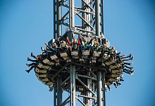 Freifall-Turm «Highlander» im Hansa-Park - Hansa-Park/dpa-tmn