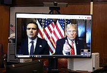 Strafverkündung im Trump-Schweigegeldprozess - Brendan McDermid/Reuters Pool via AP/dpa