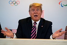 US-Präsident Trump - Olympia in Los Angeles 2028 - Evan Vucci/AP/dpa