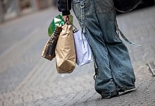 Einkäufe - Thomas Banneyer/dpa