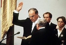 Vereidigung von Bundeskanzler Helmut Kohl - Martin Athenstädt/dpa
