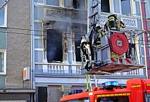Brand in Solingen - Gianni Gattus/Blaulicht Solingen/dpa