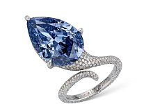 Der blaue Mellon-Diamant - -/Christie\\\'s/dpa