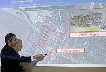 IAEO-Generaldirektor Rafael Mariano Grossi spricht bei einer Pressekonferenz im M&auml;rz &uuml;ber die Situation im Kernkraftwerk Saporischschja in der Ukraine. - Lisa Leutner/AP/dpa