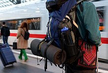 Reisende am Hauptbahnhof - Jörg Carstensen/dpa/dpa-tmn