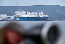 Entwicklung der LNG-Importe an der deutschen Küste - Stefan Sauer/dpa