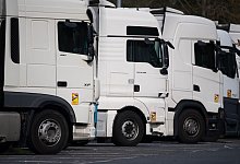 Lastwagen - Sebastian Gollnow/dpa