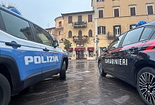 Autos der italienischen Polizei - Christoph Sator/dpa