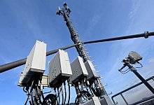 5G-Mobilfunkmast - Roberto Pfeil/dpa