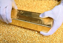 Goldproduktion in Pforzheim - Uli Deck/dpa