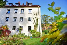 In diesem Bielefelder Haus wohnt die Mieterin. - Barbara Franke