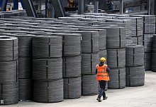 Stahlwerk in Riesa - Jan Woitas/dpa