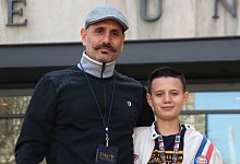 Bardia Gharib und Shahab Gharib - Foto: Christina Horsten/dpa