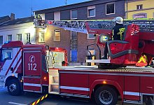 Kellerbrand in Moers - Feuerwehr Moers/dpa