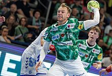 Welthandballer Mathias Gidsel - Andreas Gora/dpa