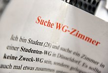 Suche nach WG-Zimmer - Daniel Naupold/dpa
