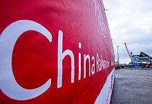 Containerverkehr auf neuer Seidenstra&szlig;e - Jens B&uuml;ttner/dpa-Zentralbild/dpa