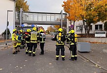 Finanzamt wegen stinkender Substanz geräumt - Feuerwehr Bergheim/dpa