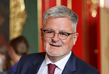 Christopher Clark im Aachener Rathaus. - Oliver Berg/dpa