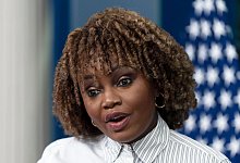 Die Sprecherin des Wei&szlig;en Hauses, Karine Jean-Pierre - Manuel Balce Ceneta/AP/dpa