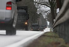 Konvois britischer Streitkräfte - Detlef Schachel/Bundeswehr/dpa