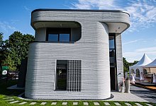 Einweihungsfeier Wohnhaus aus dem 3D-Drucker - Foto: Guido Kirchner/dpa