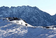 A wintery scene in Polish Tatra mountains - picture alliance / dpa