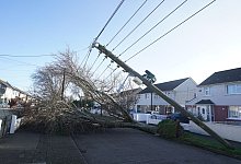 Sturm Eowyn - Irland und Gro&szlig;britannien - Brian Lawless/PA Wire/dpa